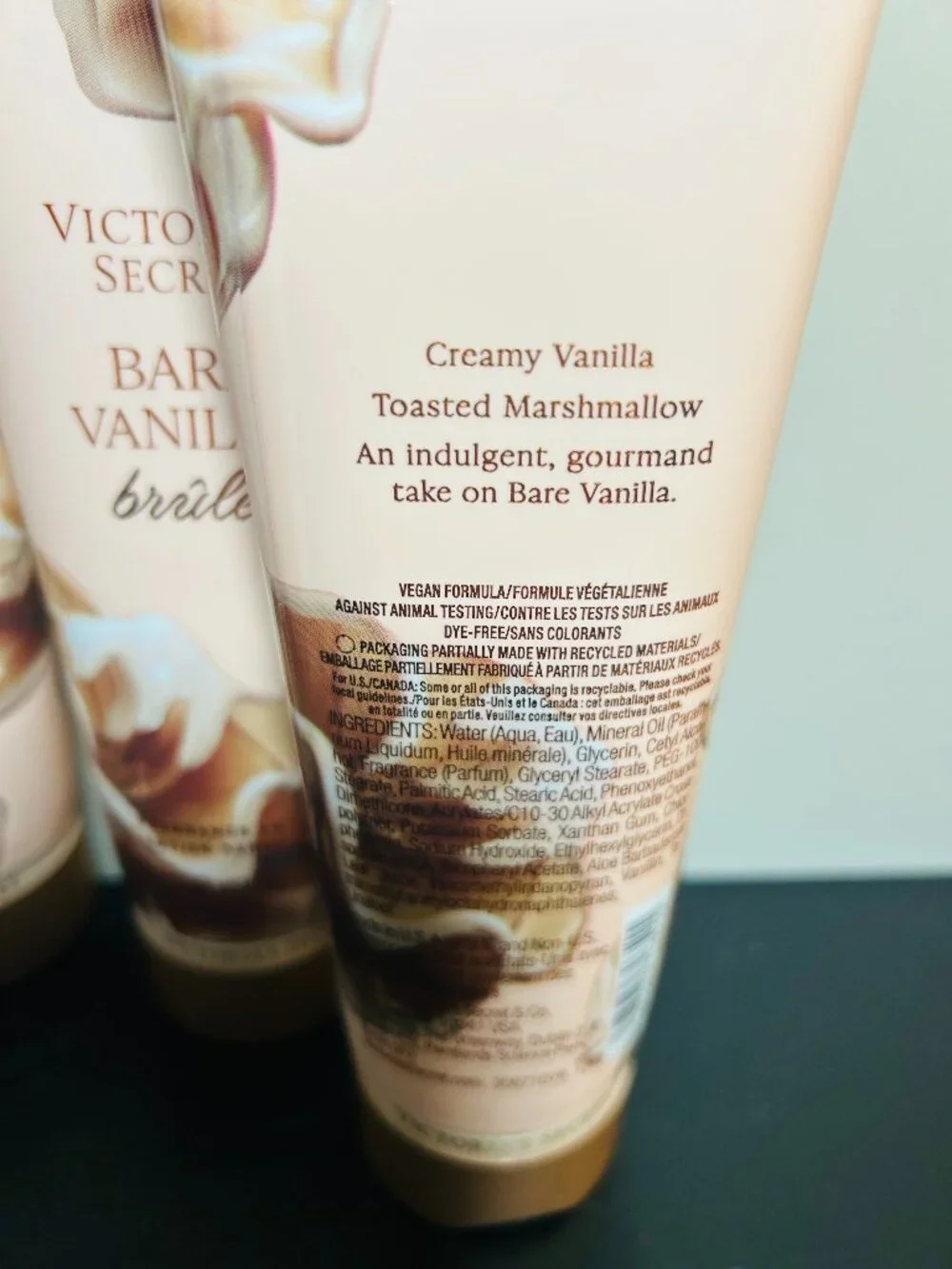 3 PK Victoria's Secret Bare Vanilla Brûlée Body Lotion SEALED/NEW